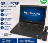 Oferta Especial: Notebook Dell P75F em São José do Rio Preto