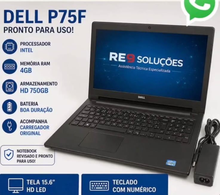 Oferta Especial: Notebook Dell P75F