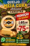 Queijo meia cura peça inteira 1,300g em São José do Rio Preto