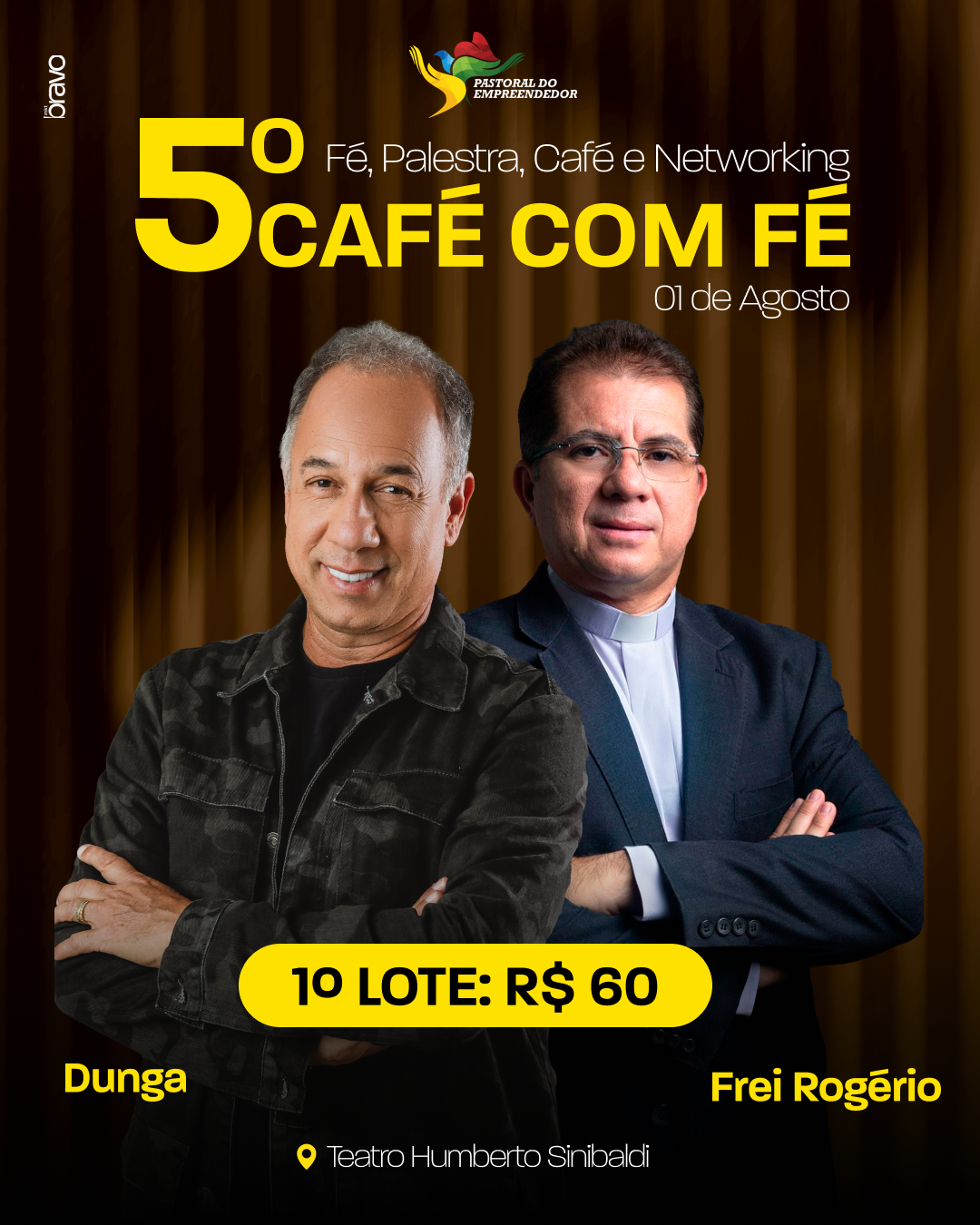 5º Café com Fé, Palestra, Café e Networking