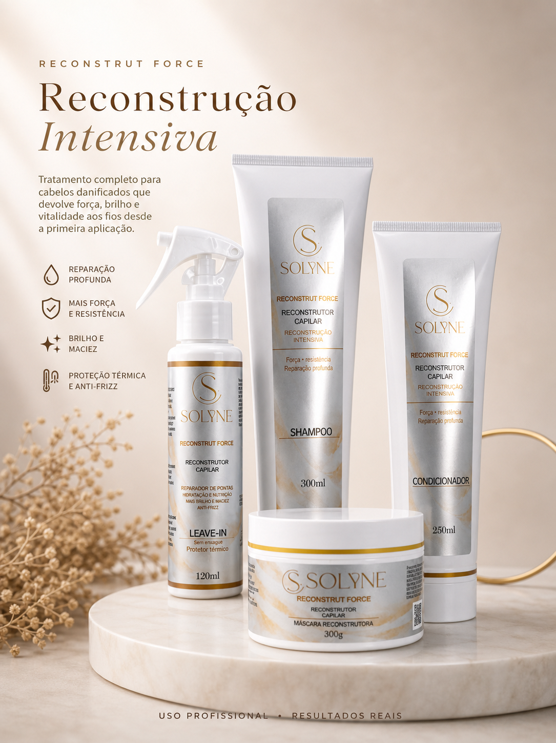 Kit Reconstrut Force – Solyne CosmÃ©ticos