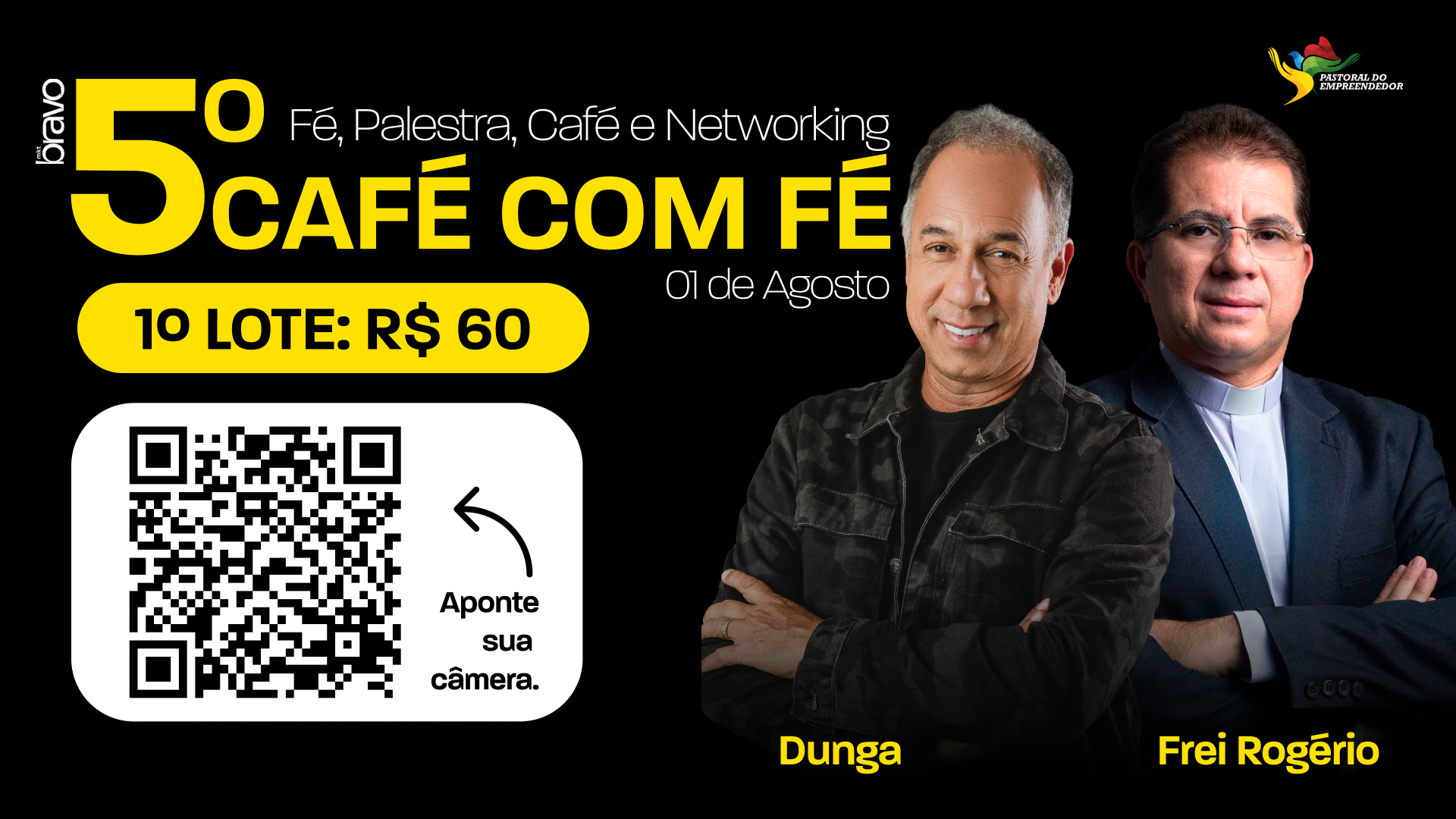 5º Café com Fé, Palestra, Café e Networking