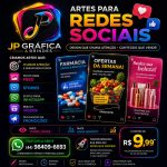 Artes para redes sociais