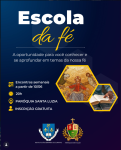 Escola da Fé Uma oportunidade de aprofundar a sua fé católica