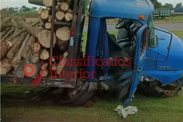 Motorista perde controle de caminhão, passageiros são arremessados e um deles morre em José Bonifácio