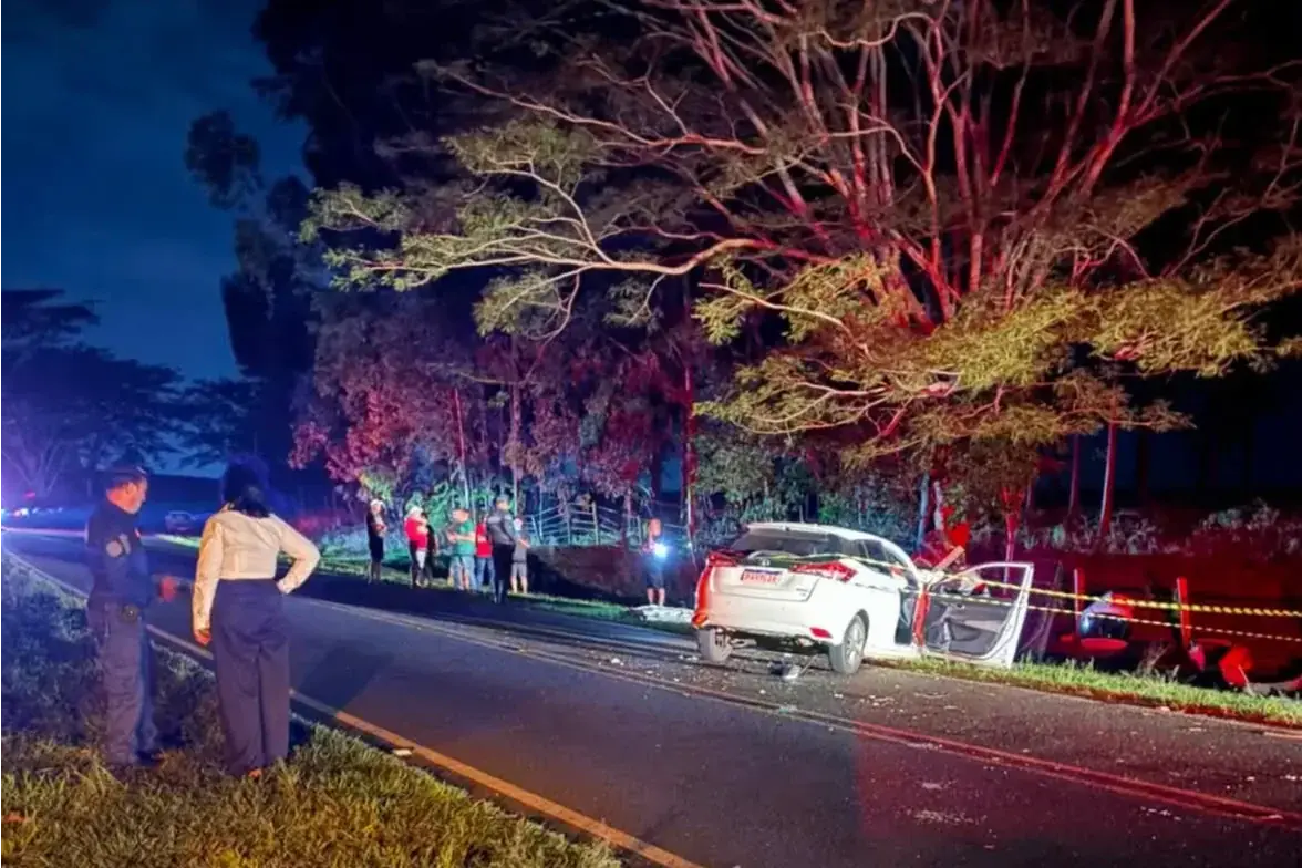 Três morrem em colisão entre dois veículos em Potirendaba
