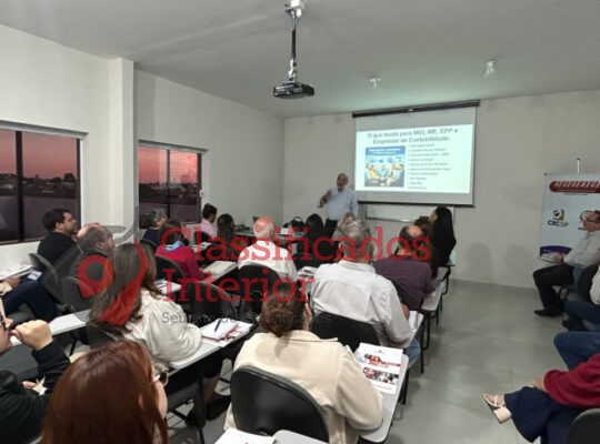 Casa cheia marca palestra do Sebrae