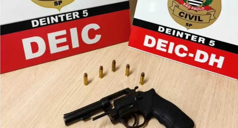 Arma usada no assassinato de motorista de aplicativo é apreendida em meio a brinquedos em Rio Preto