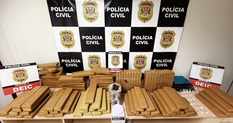 DISE encontra â€œcasa bombaâ€ e apreende 120 kg de maconha em Rio Preto