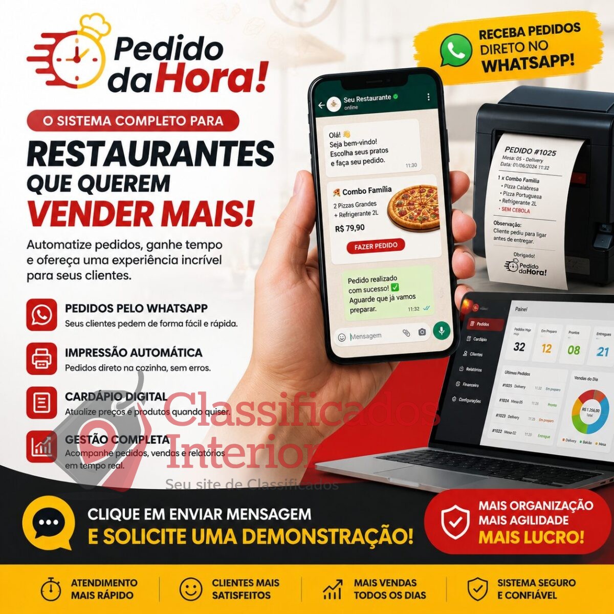 Anuncie Agora grátis No site Classificados Interior