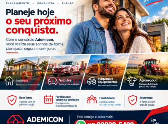 Planeje hoje. Invista no futuro do seu agro.