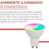 Steck, Lâmpada Inteligente 12W, RGBW Wi-Fi, Bivolt - Image 2